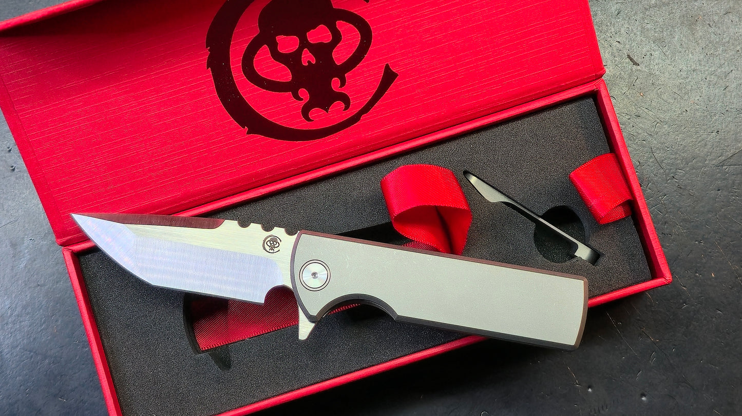 Chaves Knives Integral TAK Titanium M390
