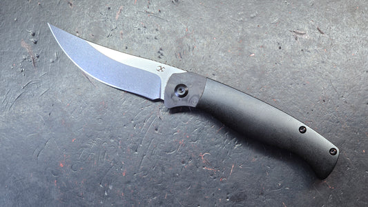 KANSEPT Mujir Ti / CF Handle CPM-S35VN Blade Dirk Pinkerton Design