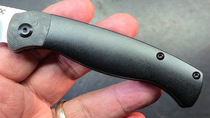 KANSEPT Mujir Ti / CF Handle CPM-S35VN Blade Dirk Pinkerton Design