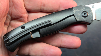 KANSEPT Mujir Ti / CF Handle CPM-S35VN Blade Dirk Pinkerton Design