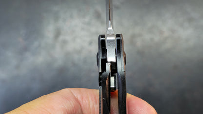 KANSEPT Mujir Ti / CF Handle CPM-S35VN Blade Dirk Pinkerton Design