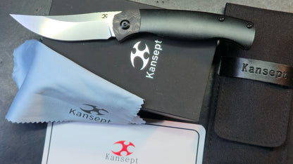 KANSEPT Mujir Ti / CF Handle CPM-S35VN Blade Dirk Pinkerton Design