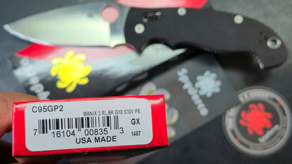 Spyderco Manix XL Extra Large Blade G10 handle S30V