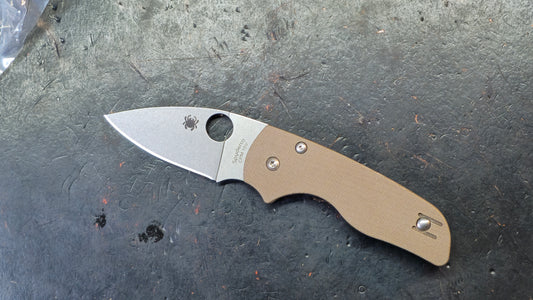 Spyderco Sprint Run Lil' Native Brown G-10 Handle 15VN Blade