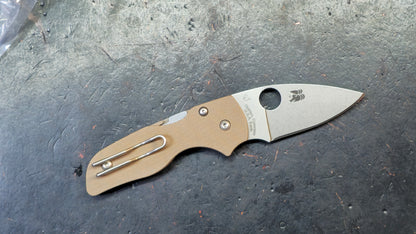 Spyderco Sprint Run Lil' Native Brown G-10 Handle 15VN Blade