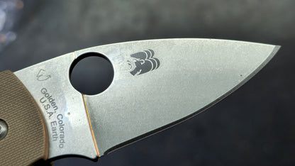 Spyderco Sprint Run Lil' Native Brown G-10 Handle 15VN Blade