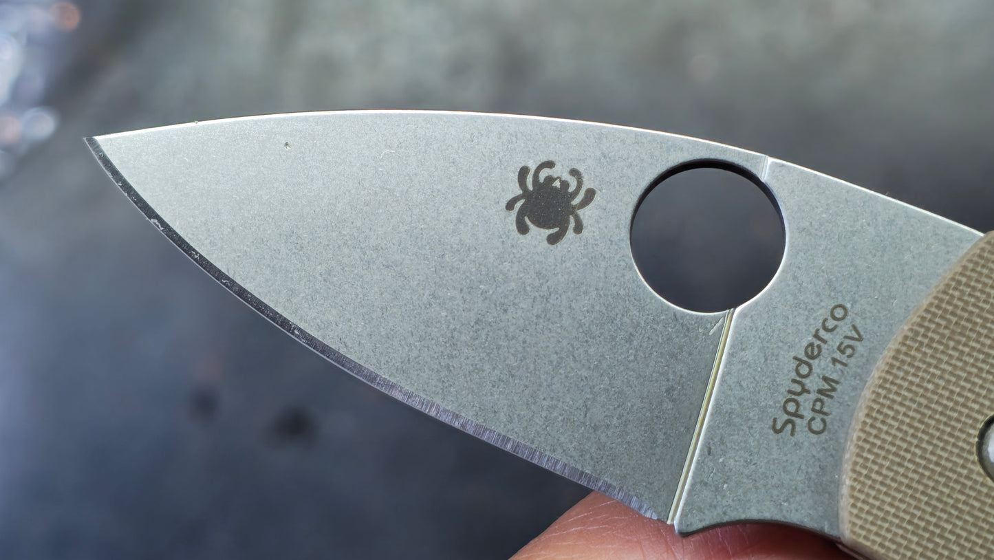 Spyderco Sprint Run Lil' Native Brown G-10 Handle 15VN Blade