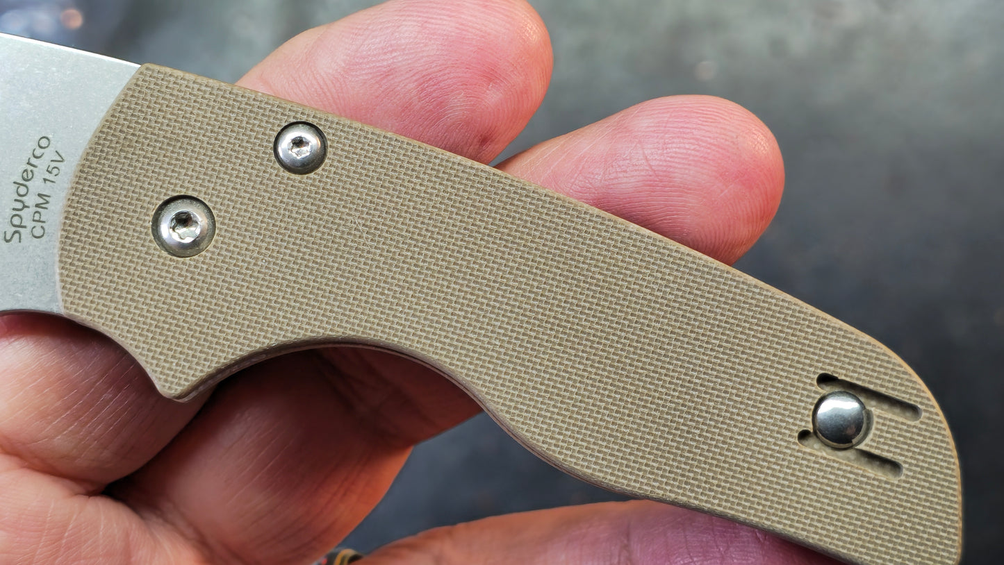 Spyderco Sprint Run Lil' Native Brown G-10 Handle 15VN Blade