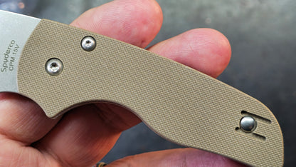 Spyderco Sprint Run Lil' Native Brown G-10 Handle 15VN Blade