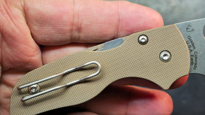Spyderco Sprint Run Lil' Native Brown G-10 Handle 15VN Blade