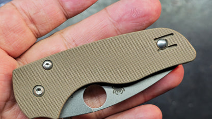 Spyderco Sprint Run Lil' Native Brown G-10 Handle 15VN Blade