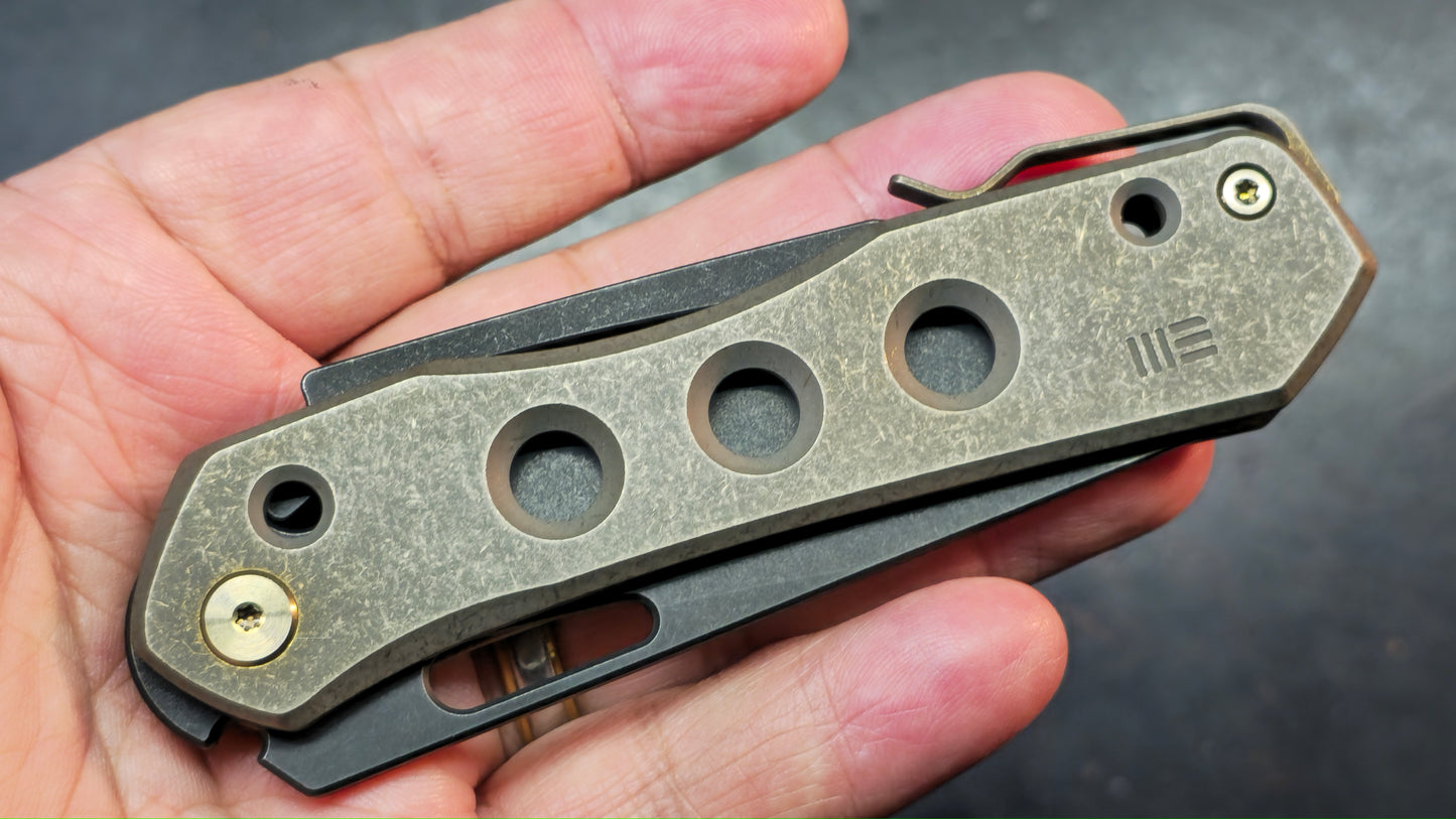WE Vision R Bronze Titanium Handle 20CV