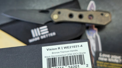 WE Vision R Bronze Titanium Handle 20CV