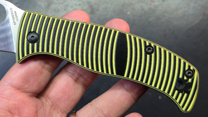 Spyderco Caribbean G-10 Handle LC200N Blade