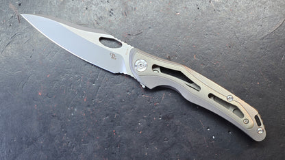 CH Knives Spear Titanium Handle S35VN Blade