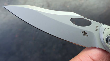 CH Knives Spear Titanium Handle S35VN Blade