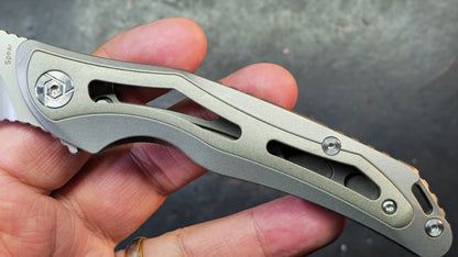 CH Knives Spear Titanium Handle S35VN Blade