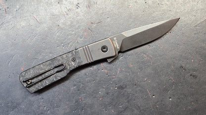 Finch Knives El Camino Carbon Fiber Handle 14c28n Blade