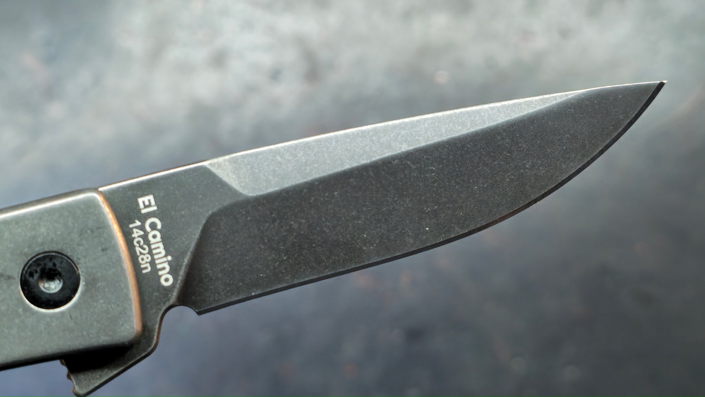 Finch Knives El Camino Carbon Fiber Handle 14c28n Blade
