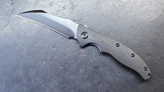 KANSEPT Copperhead Black G10 Handle Black Ti-coated S35VN Blade