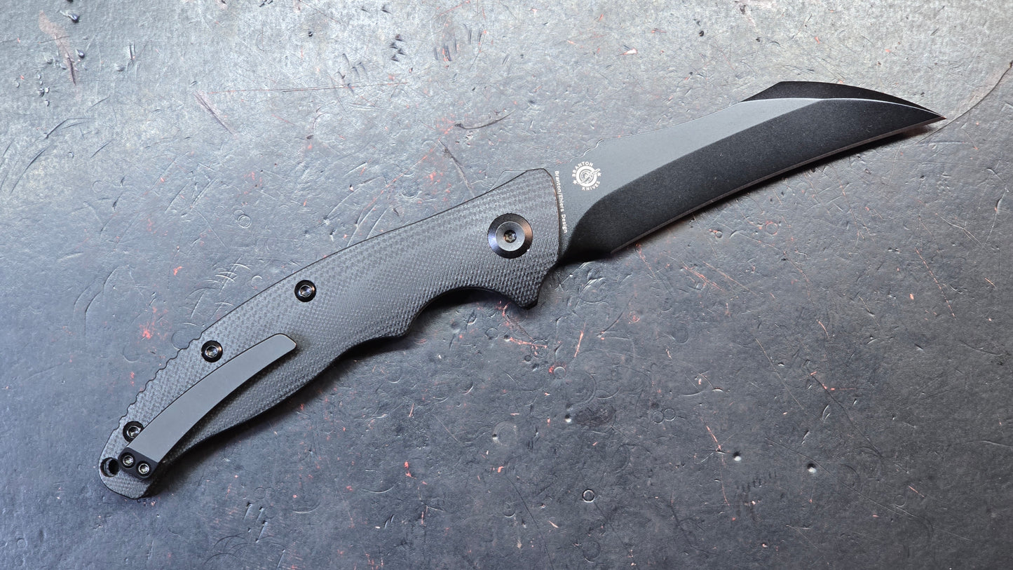 KANSEPT Copperhead Black G10 Handle Black Ti-coated S35VN Blade
