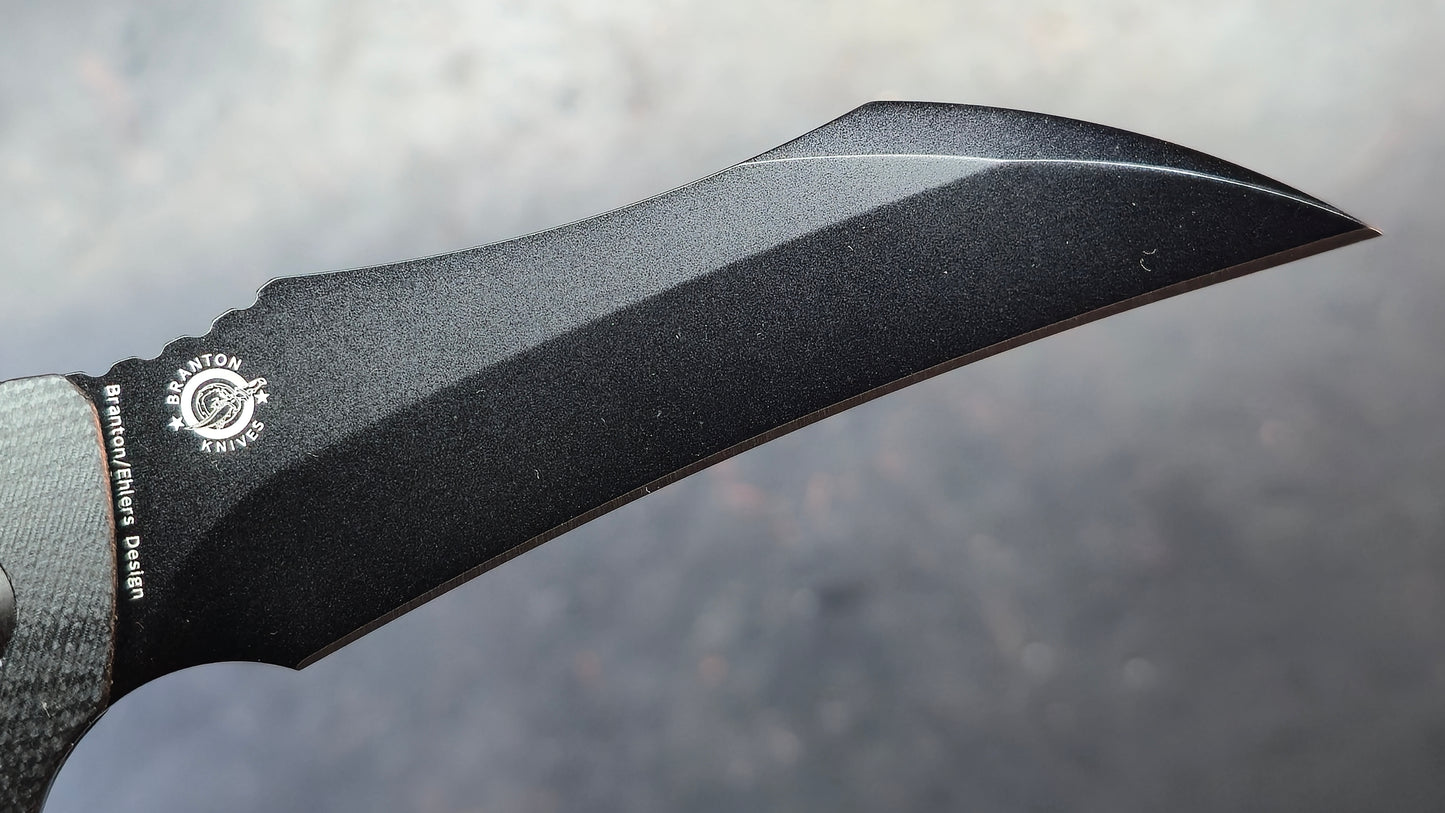 KANSEPT Copperhead Black G10 Handle Black Ti-coated S35VN Blade