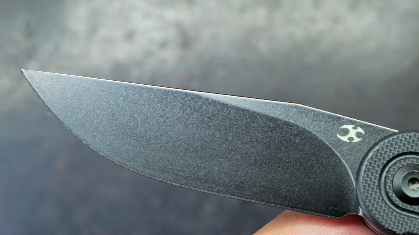 Kansept Knives Lundquist Reverie Black/Red G-10 154CM Blade