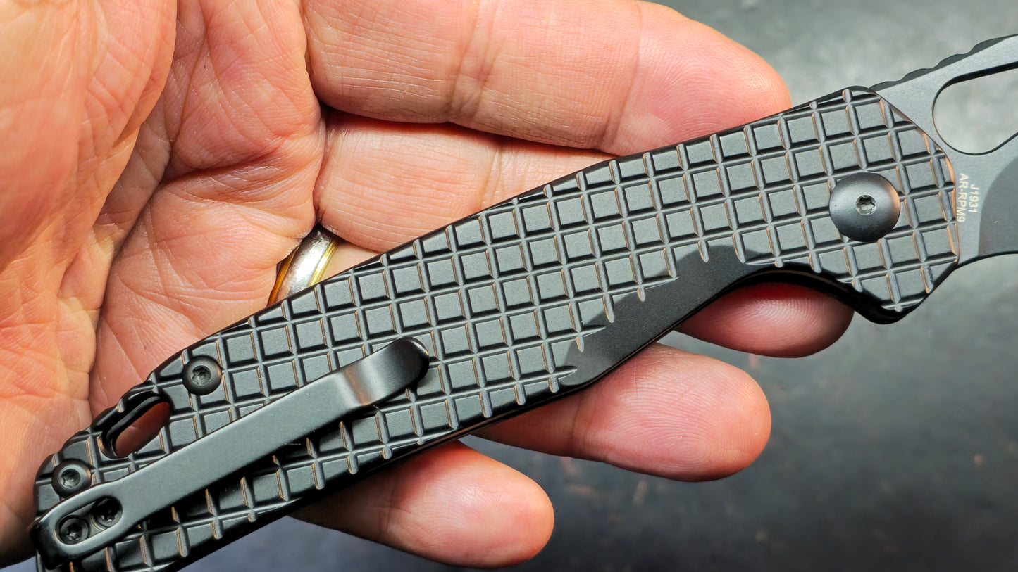 CJRB FRACK Black Frag Stainless Handle Black AR-RPM9
