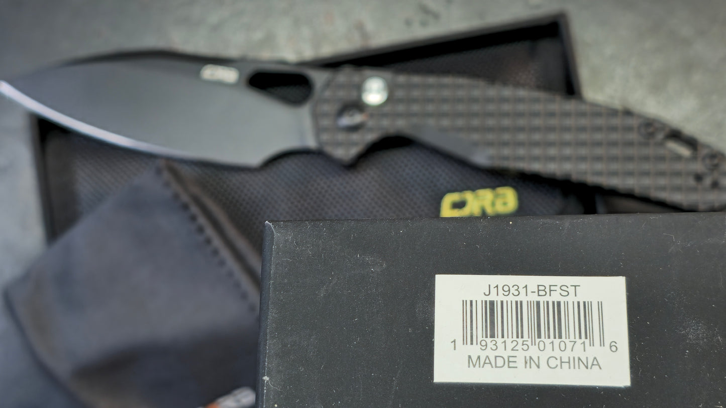 CJRB FRACK Black Frag Stainless Handle Black AR-RPM9