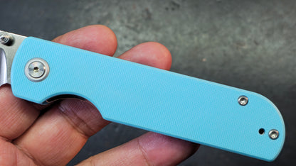 CJRB Nova Baby Blue G10 Handle AR-RPM9 Blade