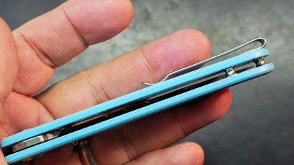 CJRB Nova Baby Blue G10 Handle AR-RPM9 Blade