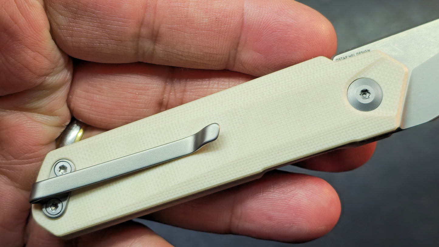Civivi Ki-V Plus Black or White G10 Handle Nitro-V