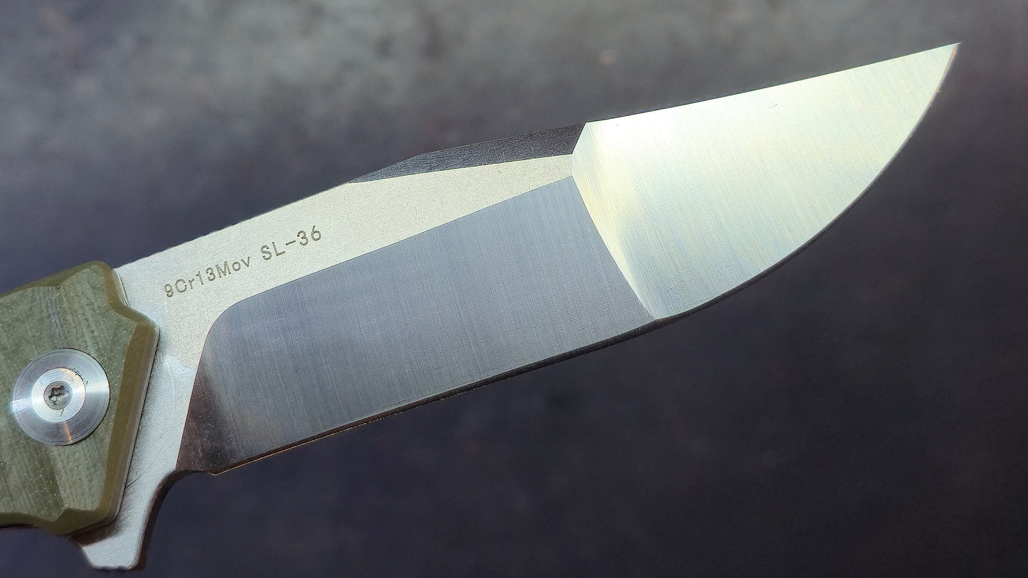 SixLeaf SL-36 G-10 Handle 9CR13MOV Blade