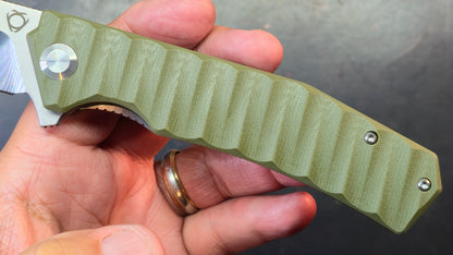 SixLeaf SL-36 G-10 Handle 9CR13MOV Blade