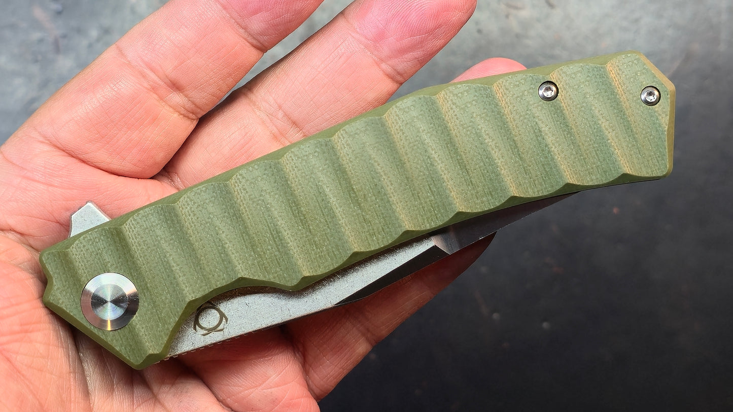 SixLeaf SL-36 G-10 Handle 9CR13MOV Blade