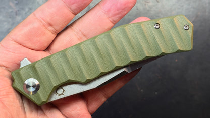 SixLeaf SL-36 G-10 Handle 9CR13MOV Blade