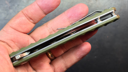 SixLeaf SL-36 G-10 Handle 9CR13MOV Blade