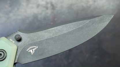 Kubey Ruckus Linerlock Orange or Jade G-10 Handle Aus-10 Blade