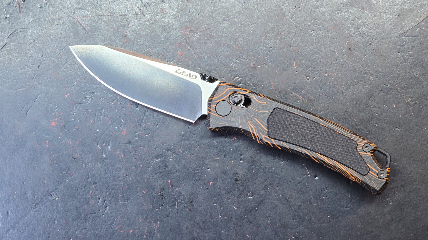 LAND 842B Gimascus(G10)/CF Handle VG-10 Blade