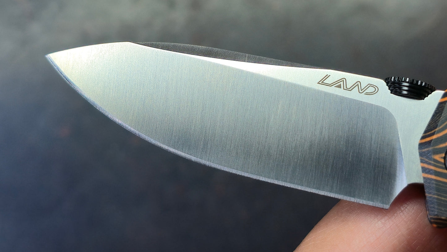 LAND 842B Gimascus(G10)/CF Handle VG-10 Blade