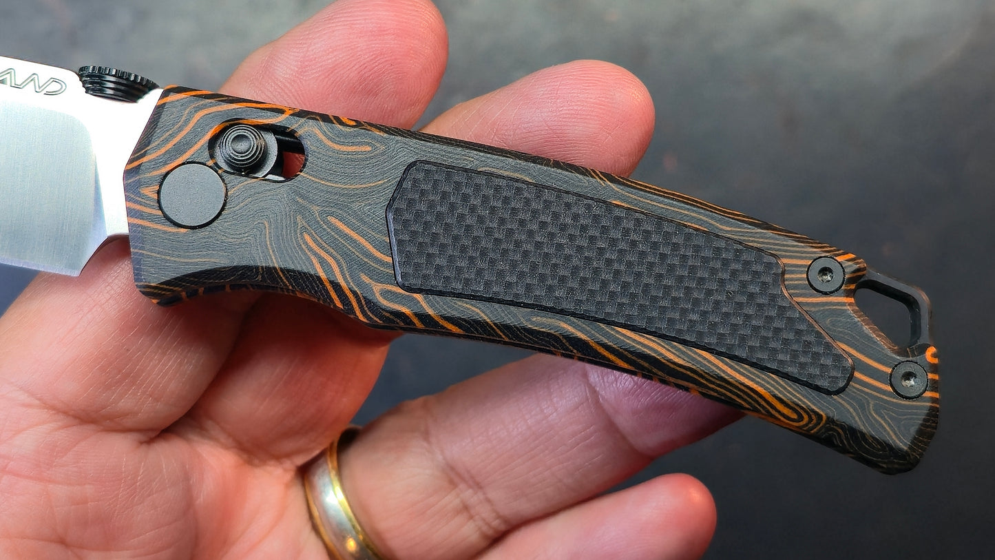 LAND 842B Gimascus(G10)/CF Handle VG-10 Blade
