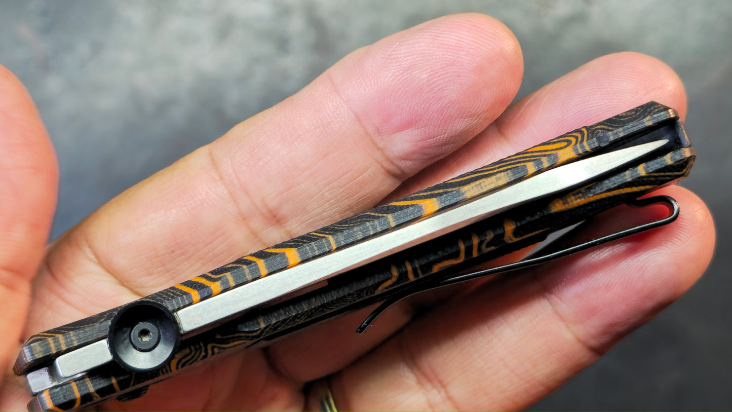 LAND 842B Gimascus(G10)/CF Handle VG-10 Blade
