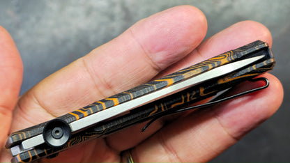 LAND 842B Gimascus(G10)/CF Handle VG-10 Blade