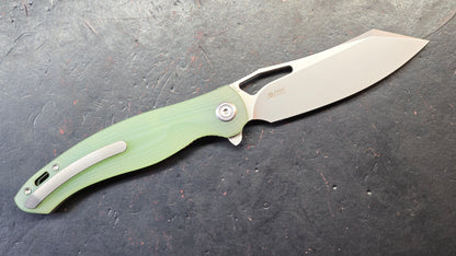 Kubey Drake Linerlock Jade G-10 Aus-10