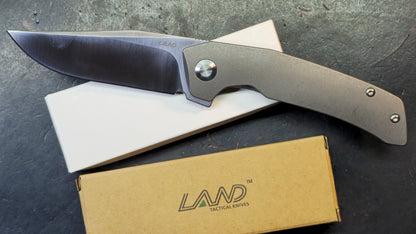 LAND 140 (Needle Roller Bearings) Titanium Handle VG-10 Blade