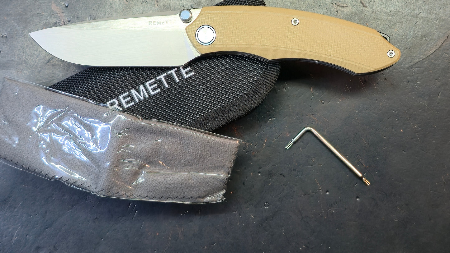 Remette GC103 G10 Handle 14C28N Blade
