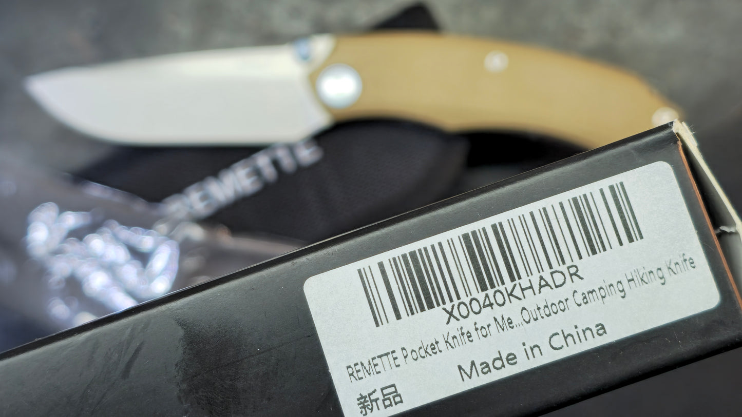 Remette GC103 G10 Handle 14C28N Blade