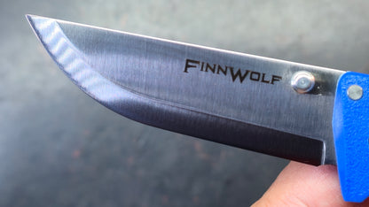 Cold Steel Finn Wolf Knife Blue Griv-Ex Handle Aus-8 Blade