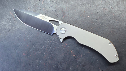 TWOSUN TS384 Titanium Handle M390 Blade