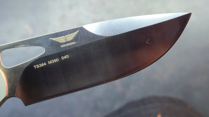 TWOSUN TS384 Titanium Handle M390 Blade